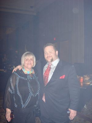 Aaron Walpole poses with his proud Mom  Photo